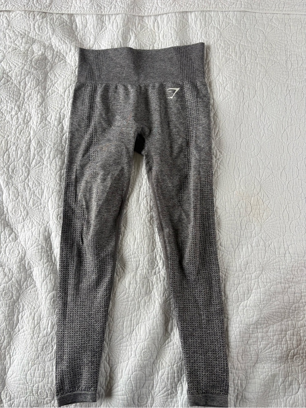 Gymshark Kids Seamless High-Waist Leggings - Charcoal Gray